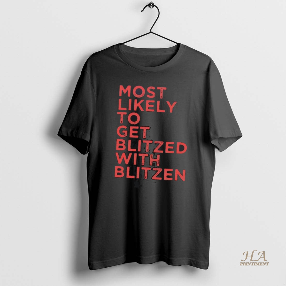 Official Most Likely To Get Blitzed With Blitzen Christmas T-Shirts, Hoodie, Sweatshirt | InkNestWear.com