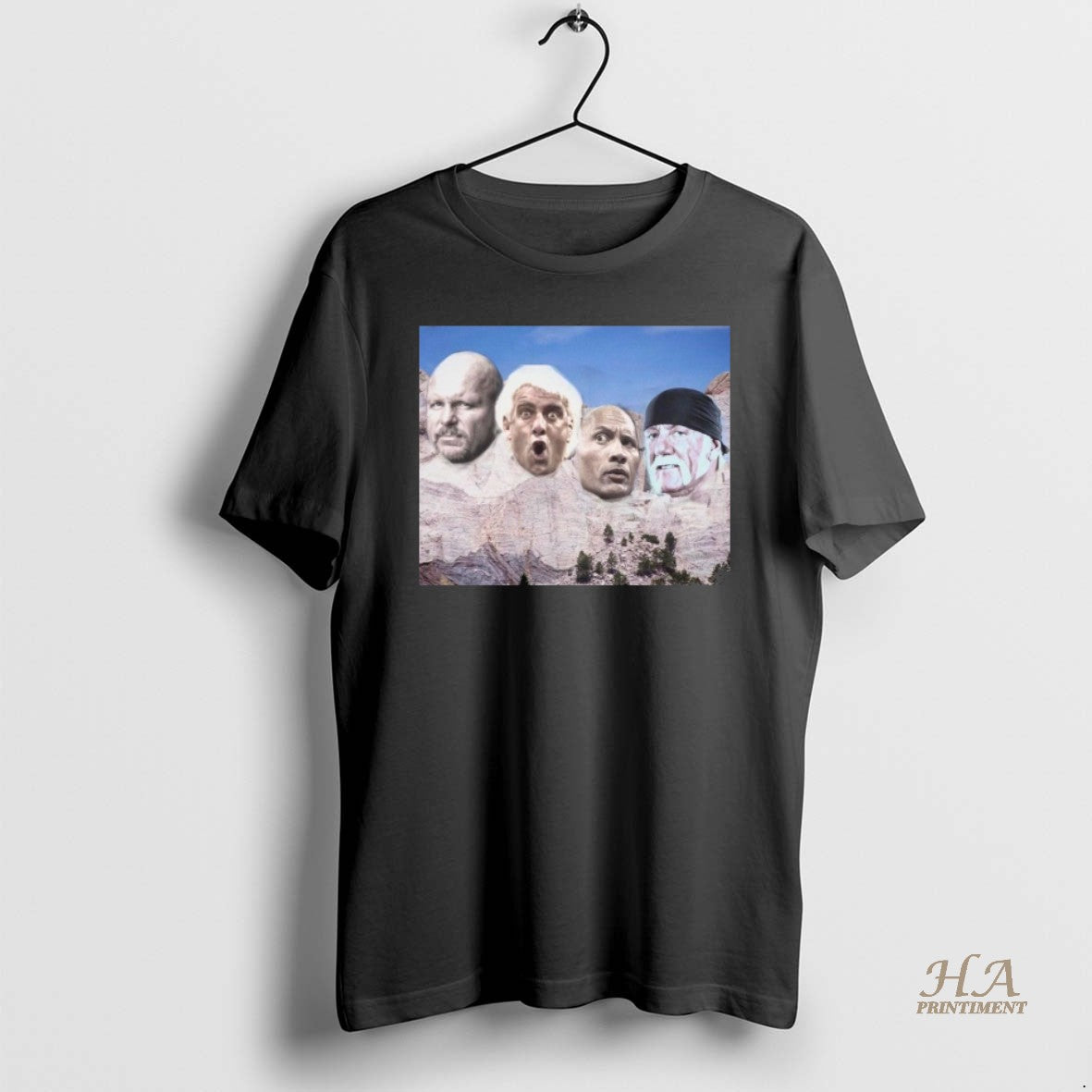 Official Mount Rushmore Of Wrestling George Washington Thomas Jefferson Theodore Roosevelt And Abraham Lincoln T-Shirts,...