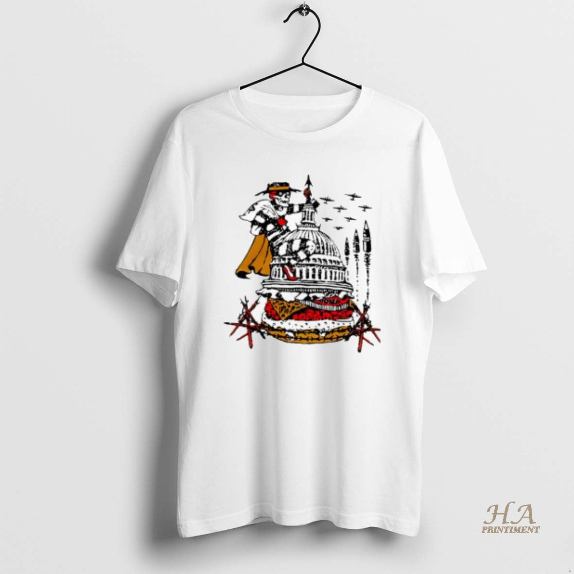 Official Murder Burger Skeleton Graphic T-Shirts, Hoodie, Sweatshirt | InkNestWear.com