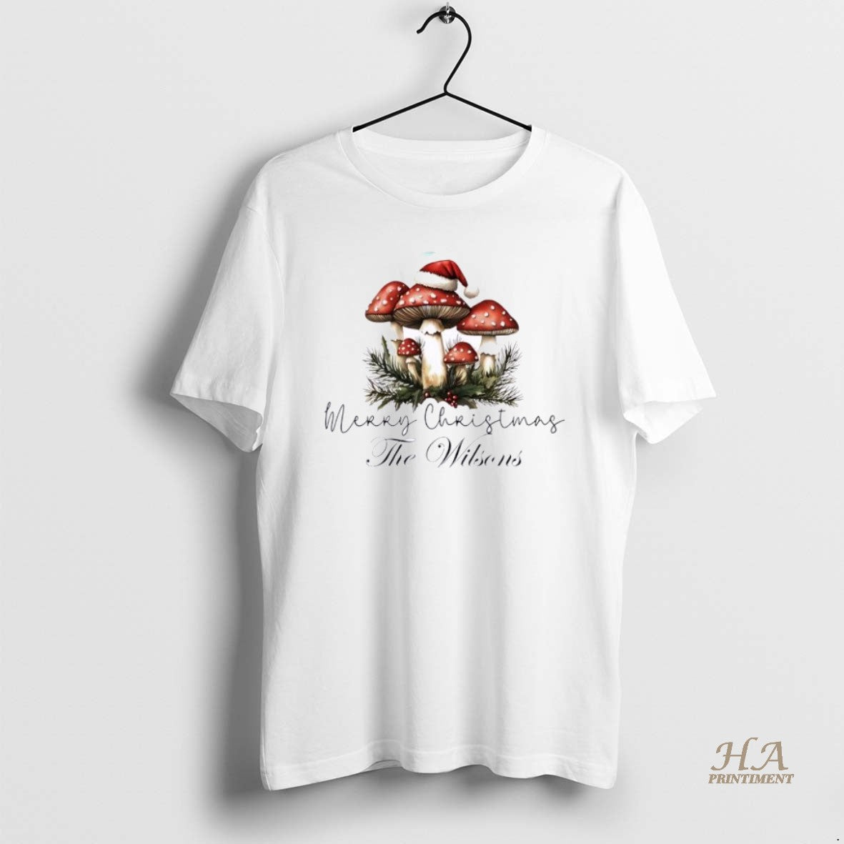 Official Mushroom Xmas Babys First Christmas Personalized Ornaments White T-Shirts, Hoodie, Sweatshirt | InkNestWear.com