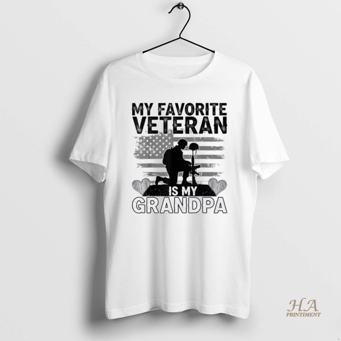Official My Favorite Veteran Is My Grandpa American Veterans Day T-Shirts, Hoodie, Sweatshirt