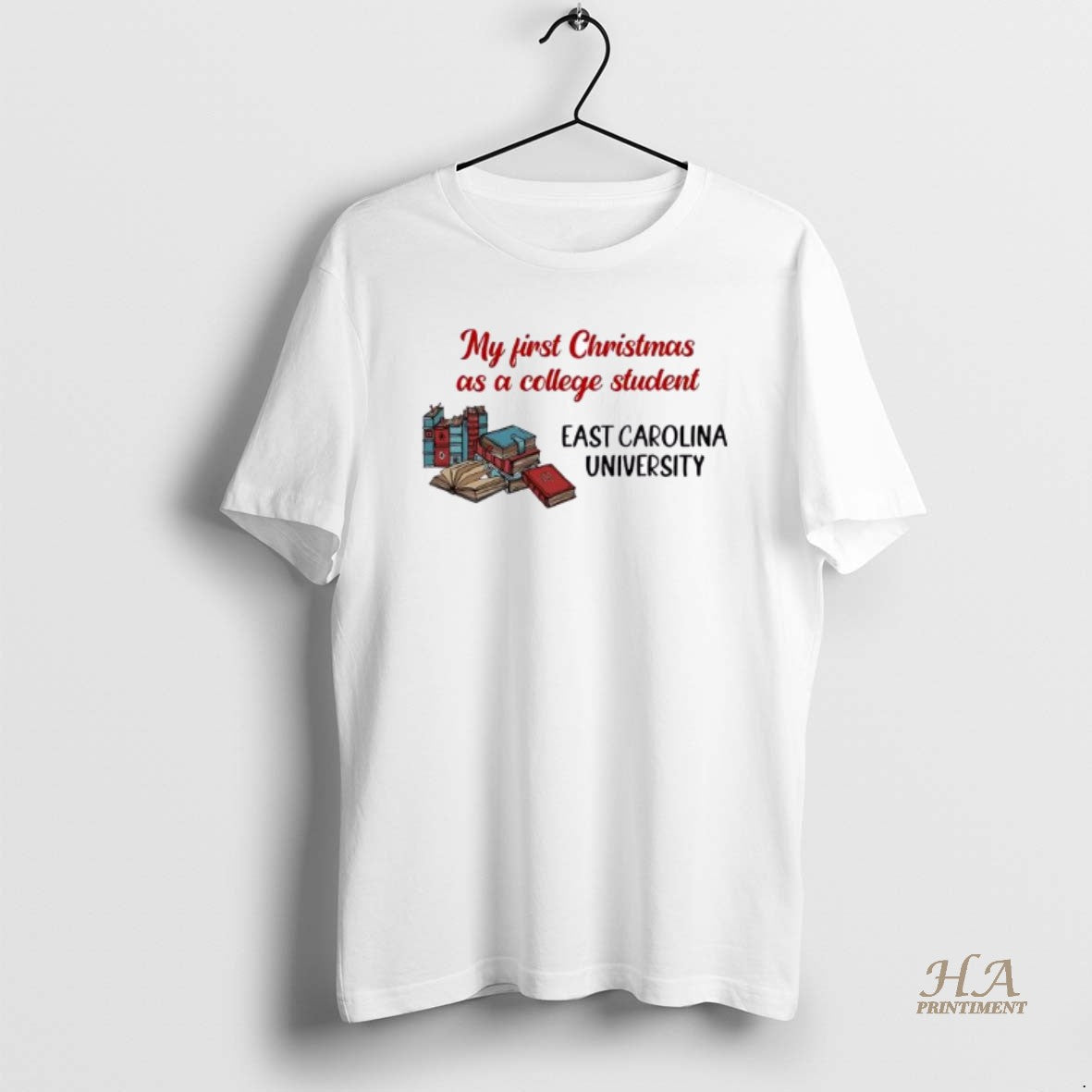 Official My First Christmas As A College Student East Carolina University Personalised Ornaments White T-Shirts, Hoodie,...