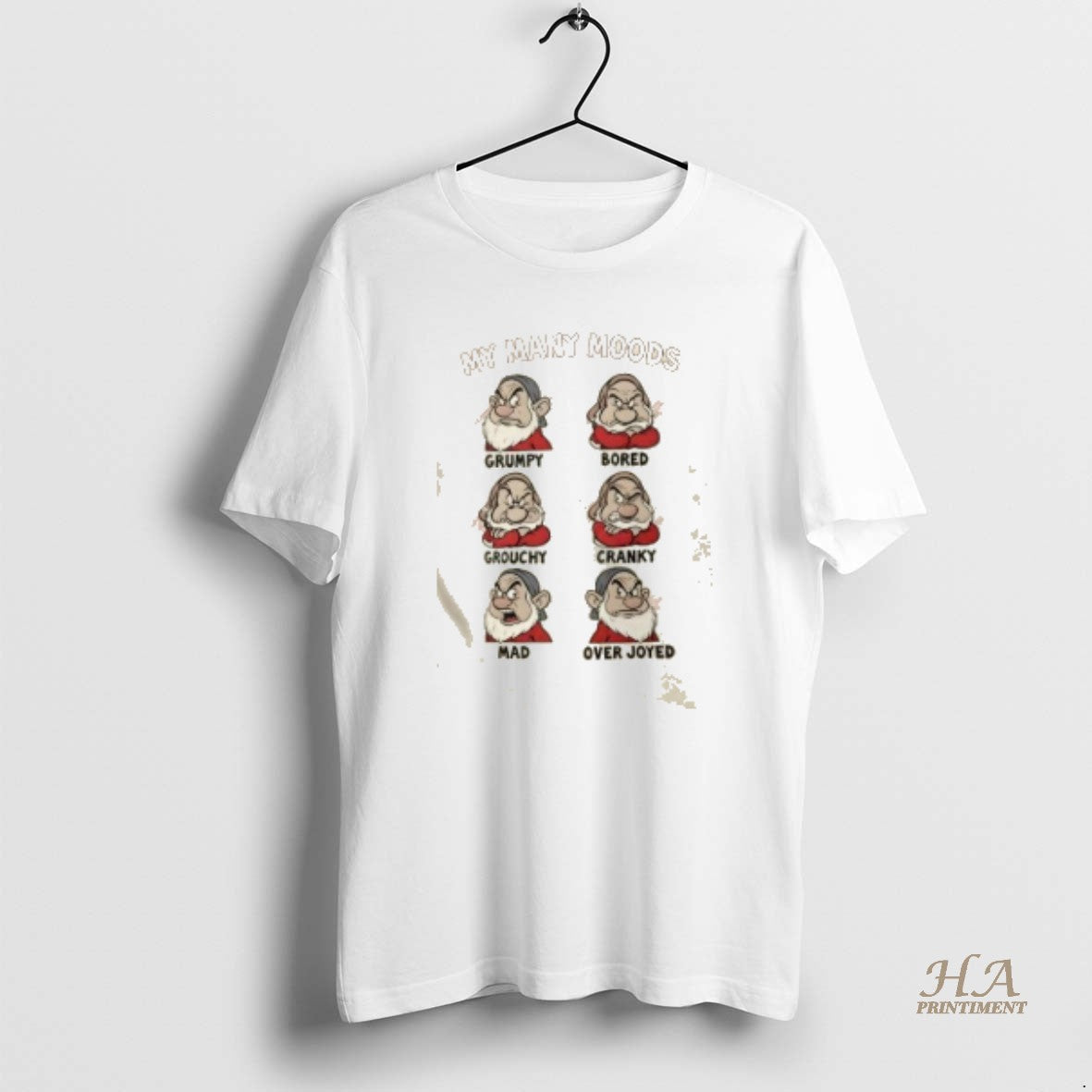 Official My Many Moods Grumpy Mood Chart T-Shirts, Hoodie, Sweatshirt | InkNestWear.com