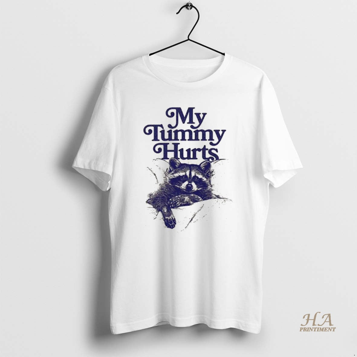 Official My Tummy Hurts Raccoon T-Shirts, Hoodie, Sweatshirt | InkNestWear.com
