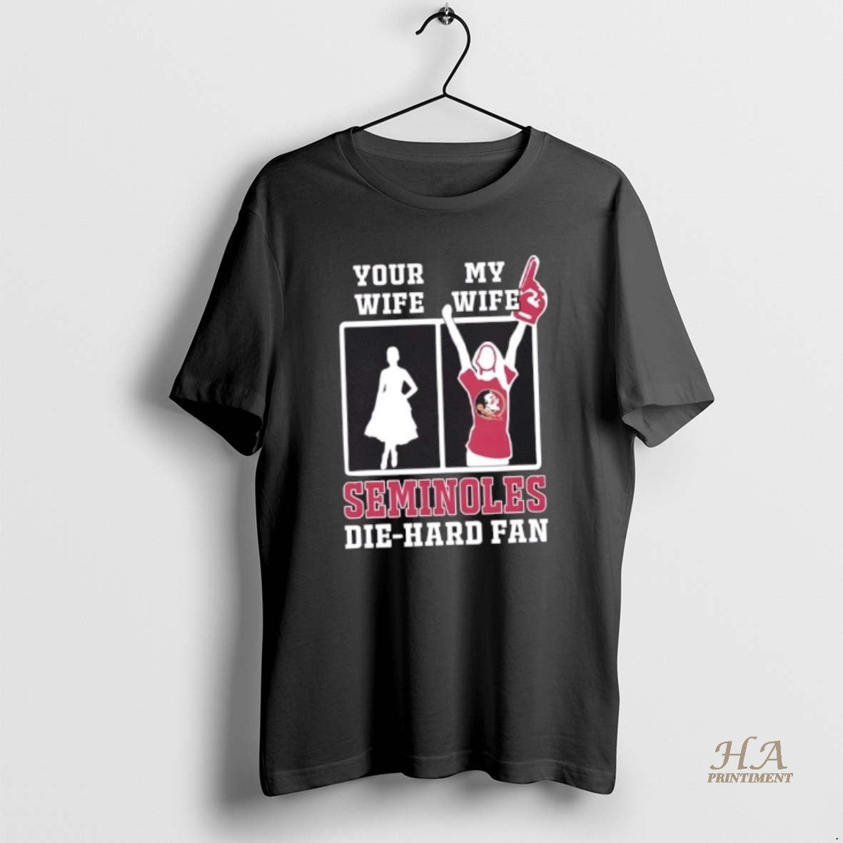 Official My Wife Florida State Seminoles Football Die Hard Fan T-Shirts, Hoodie, Sweatshirt | InkNestWear.com