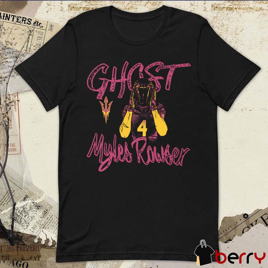 Myles Rowser Arizona State Sun Devils Ghost Graphic t-shirt