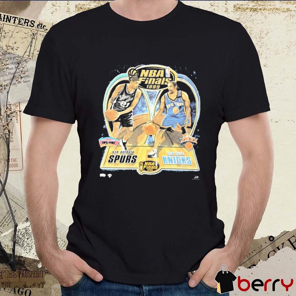 NBA Finals 1999 San Antonio Spurs vs New York Knicks Pro Player Vintage t-shirt