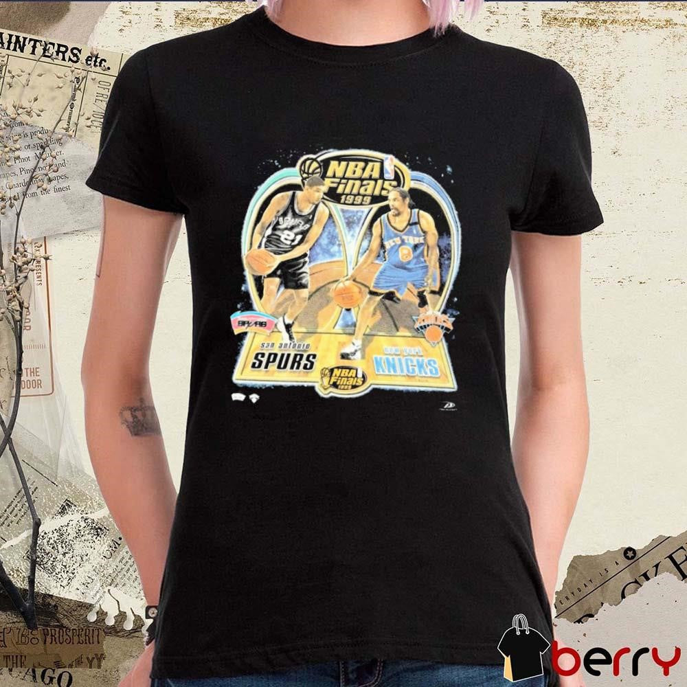NBA Finals 1999 San Antonio Spurs vs New York Knicks Pro Player Vintage t-shirt