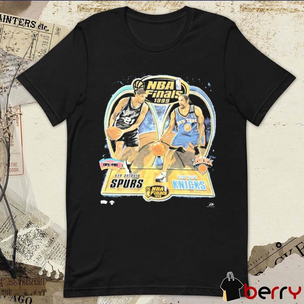 NBA Finals 1999 San Antonio Spurs vs New York Knicks Pro Player Vintage t-shirt