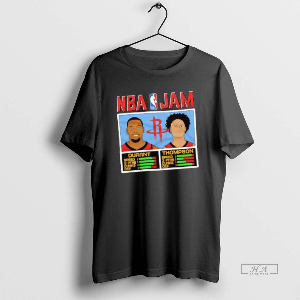 Official Nba Jam Kevin Durant And Klay Thompson Houston Rockets Graphic T-Shirts, Hoodie, Sweatshirt | InkNestWear.com