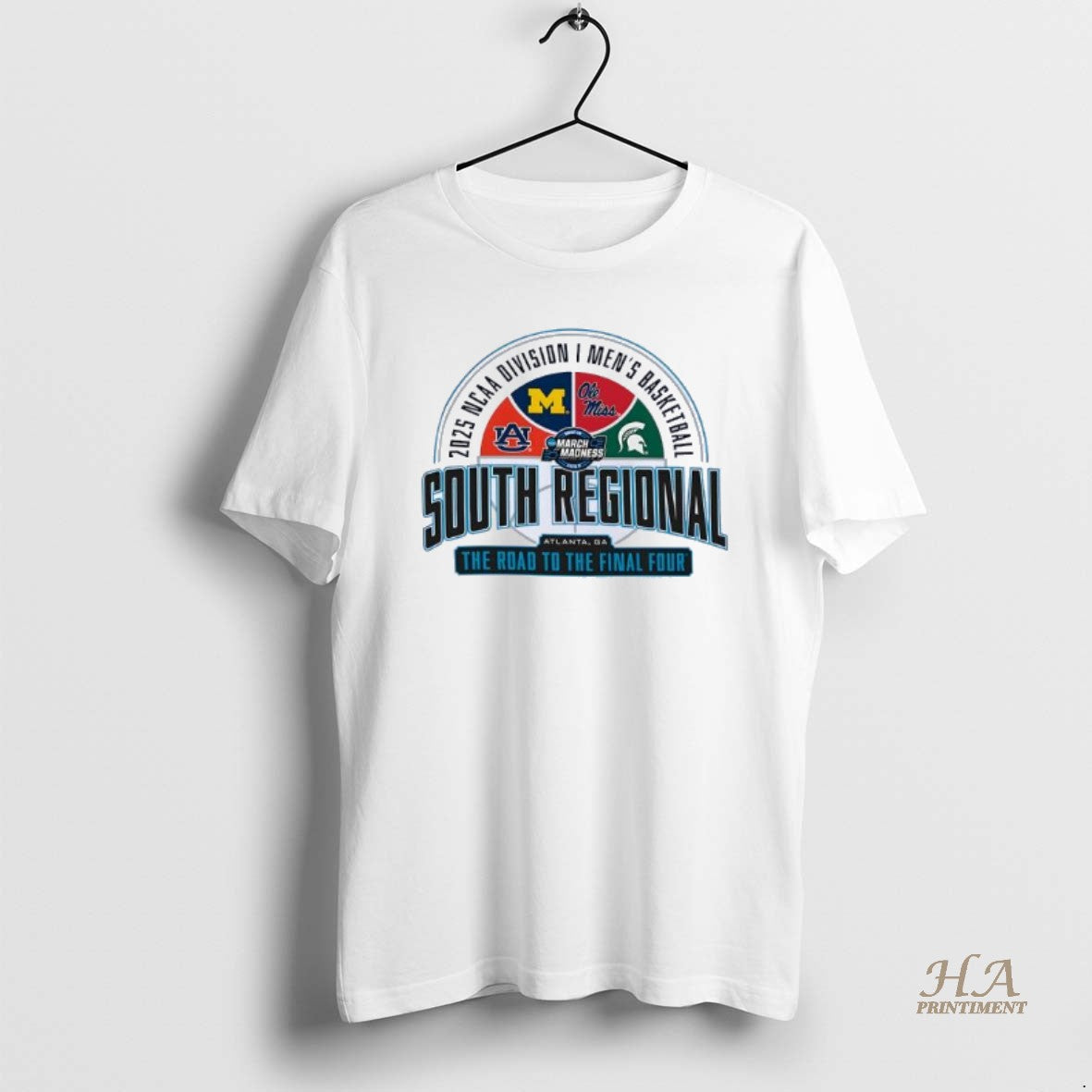 Official Ncaa Di Mens Basketball South Regional Atlanta 2025 The Road To The Final Four T-Shirts, Hoodie, Sweatshirt