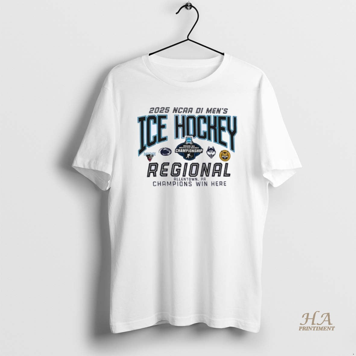 Official Ncaa Di Mens Ice Hockey Regional 2025 Allentown Pa Champions Win Here T-Shirts, Hoodie, Sweatshirt | InkNestWear.com