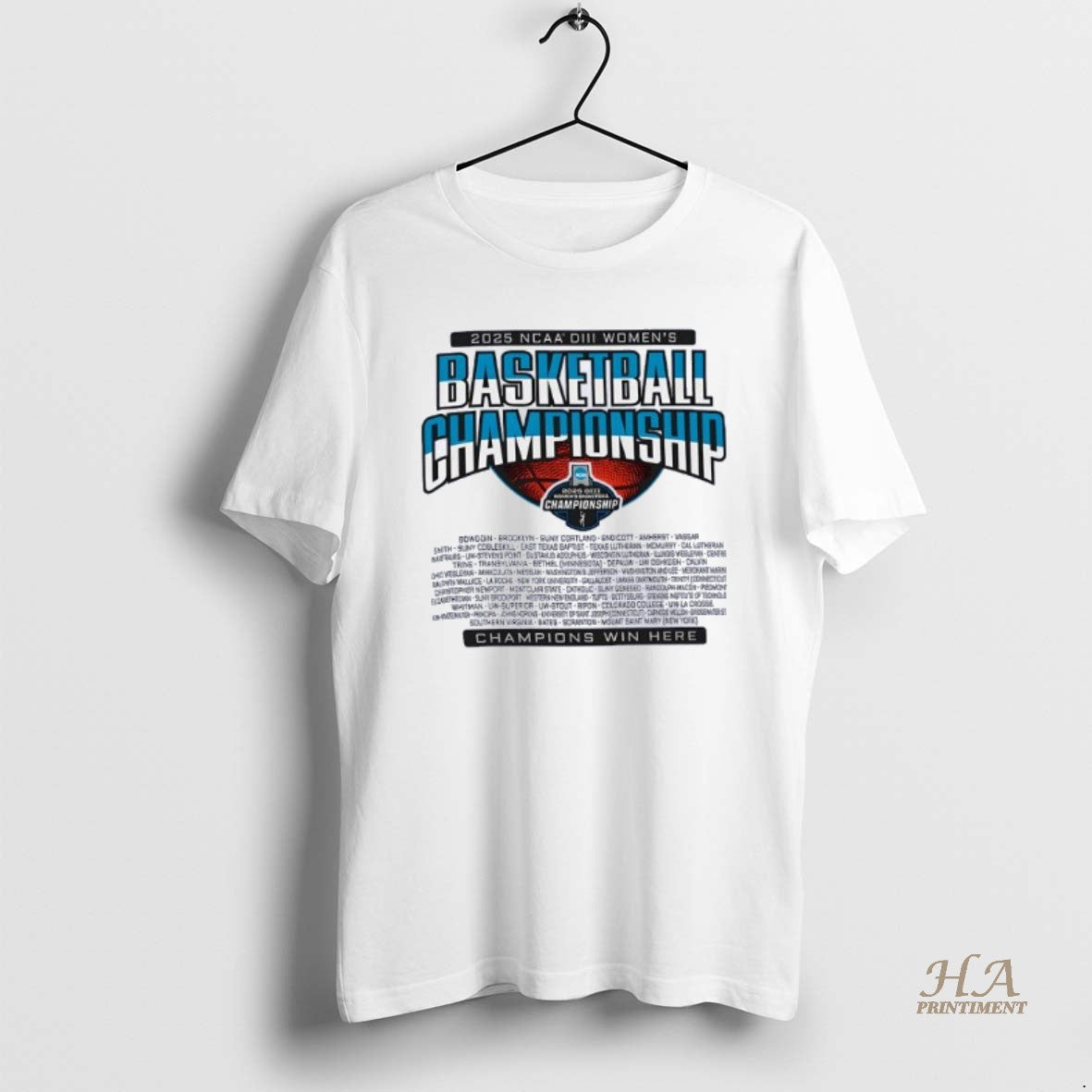 Official Ncaa Diii Womens Basketball Championship 2025 T-Shirts, Hoodie, Sweatshirt | InkNestWear.com