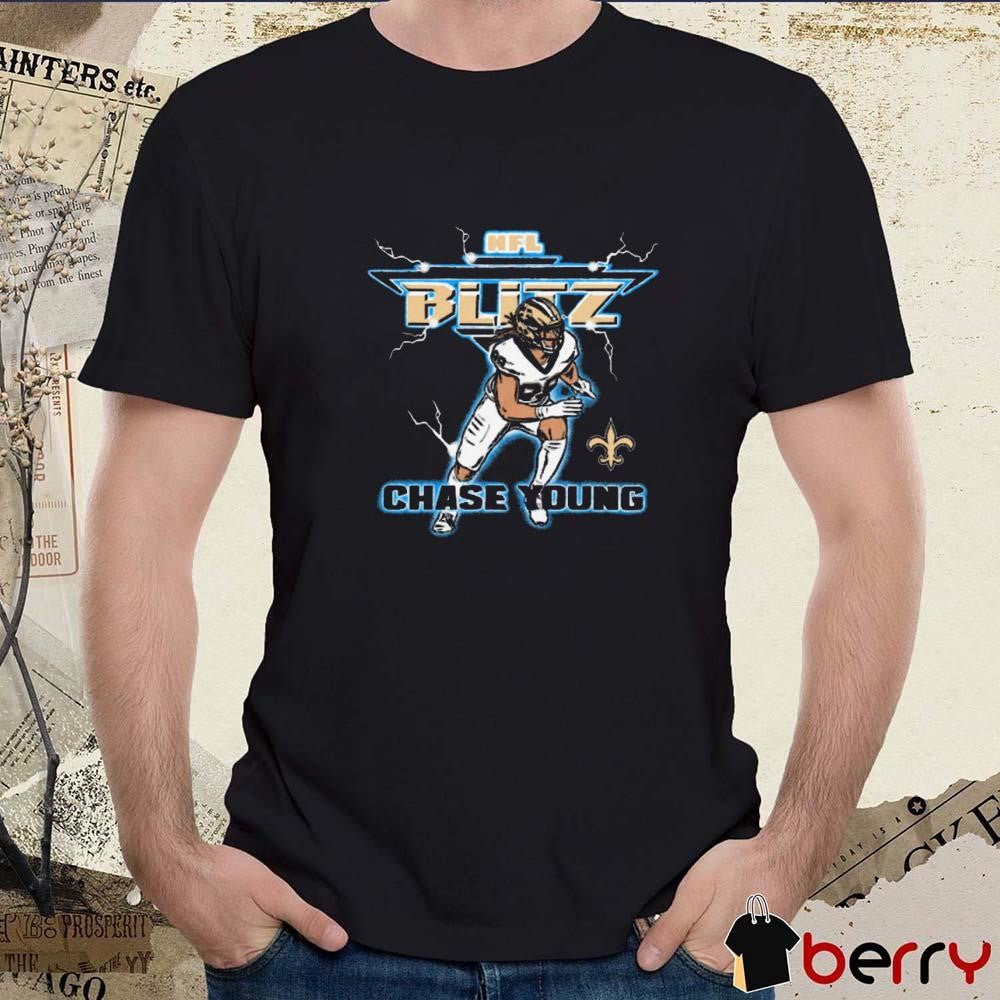 NFL Blitz New Orleans Saints Chase Young t-shirt