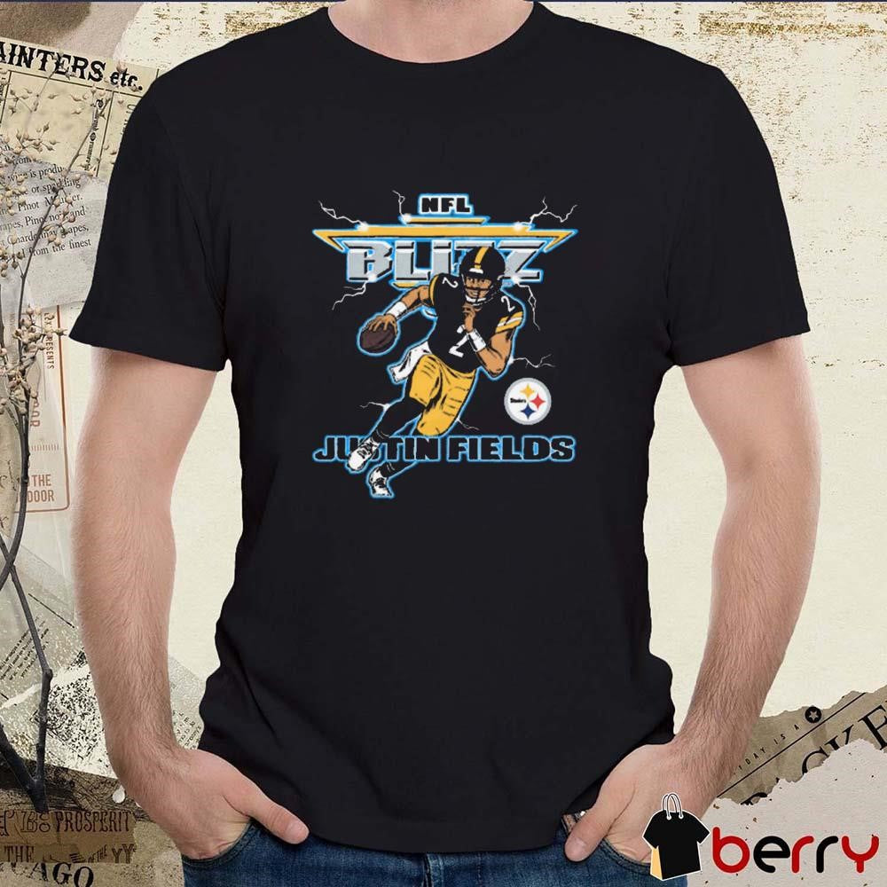 NFL Blitz Pittsburgh Steelers Justin Fields t-shirt