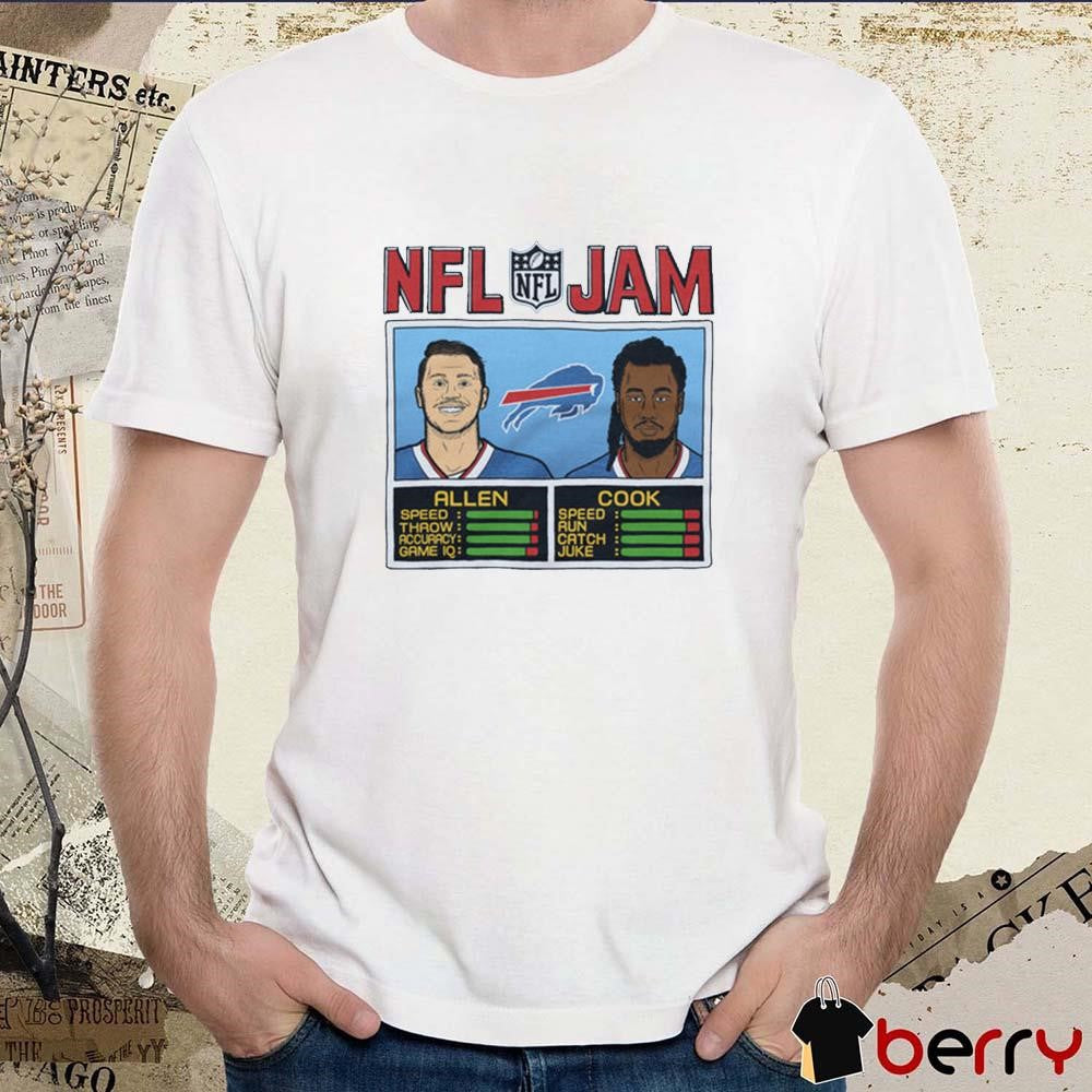 NFL Jam Buffalo Bills Allen And Cook t-shirt