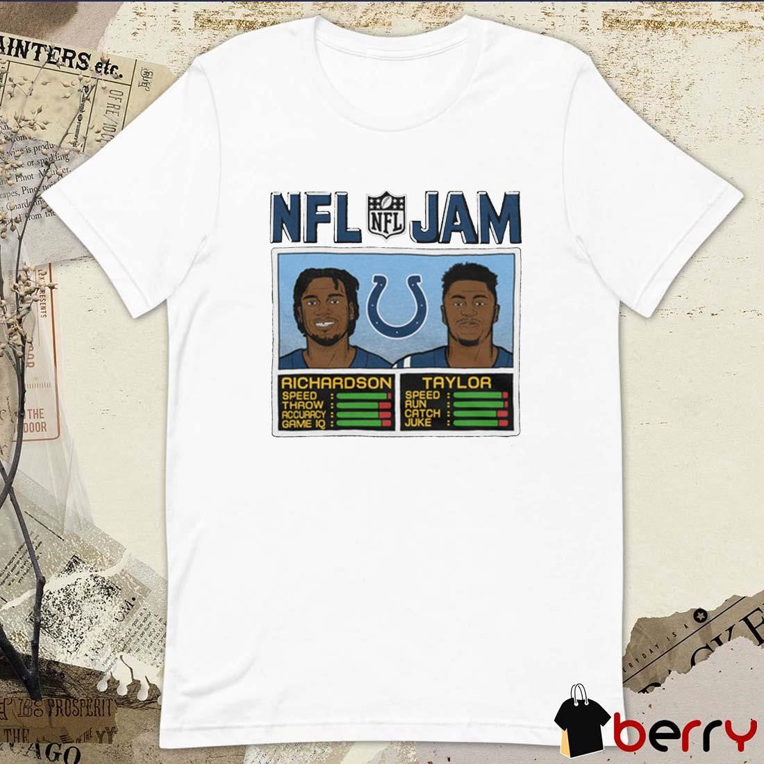 NFL Jam Indianapolis Colts Richardson And Taylor 2024 t-shirt