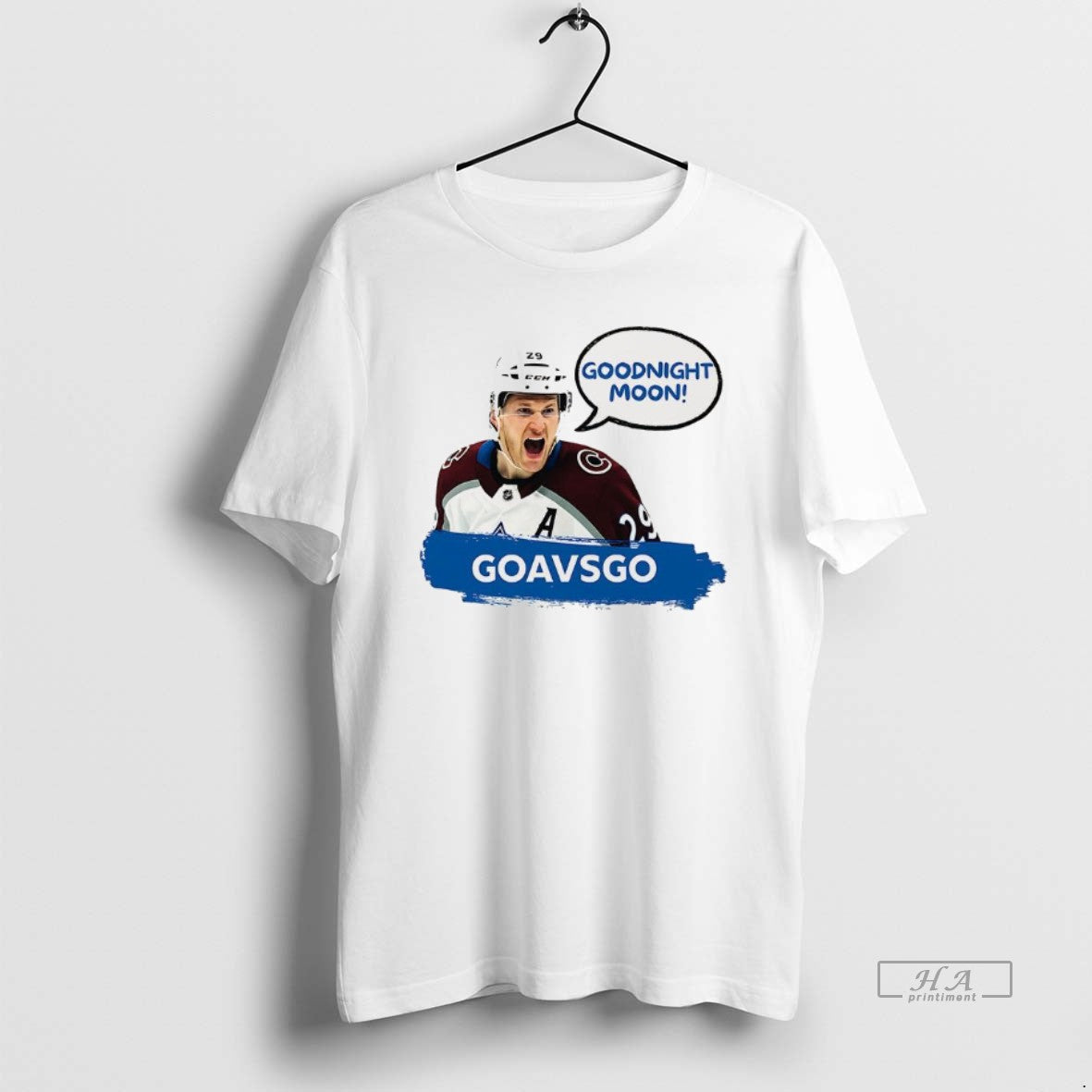 Official Nathan Mackinnon Goavsgo Goodnight Moon T-Shirts, Hoodie, Sweatshirt | InkNestWear.com