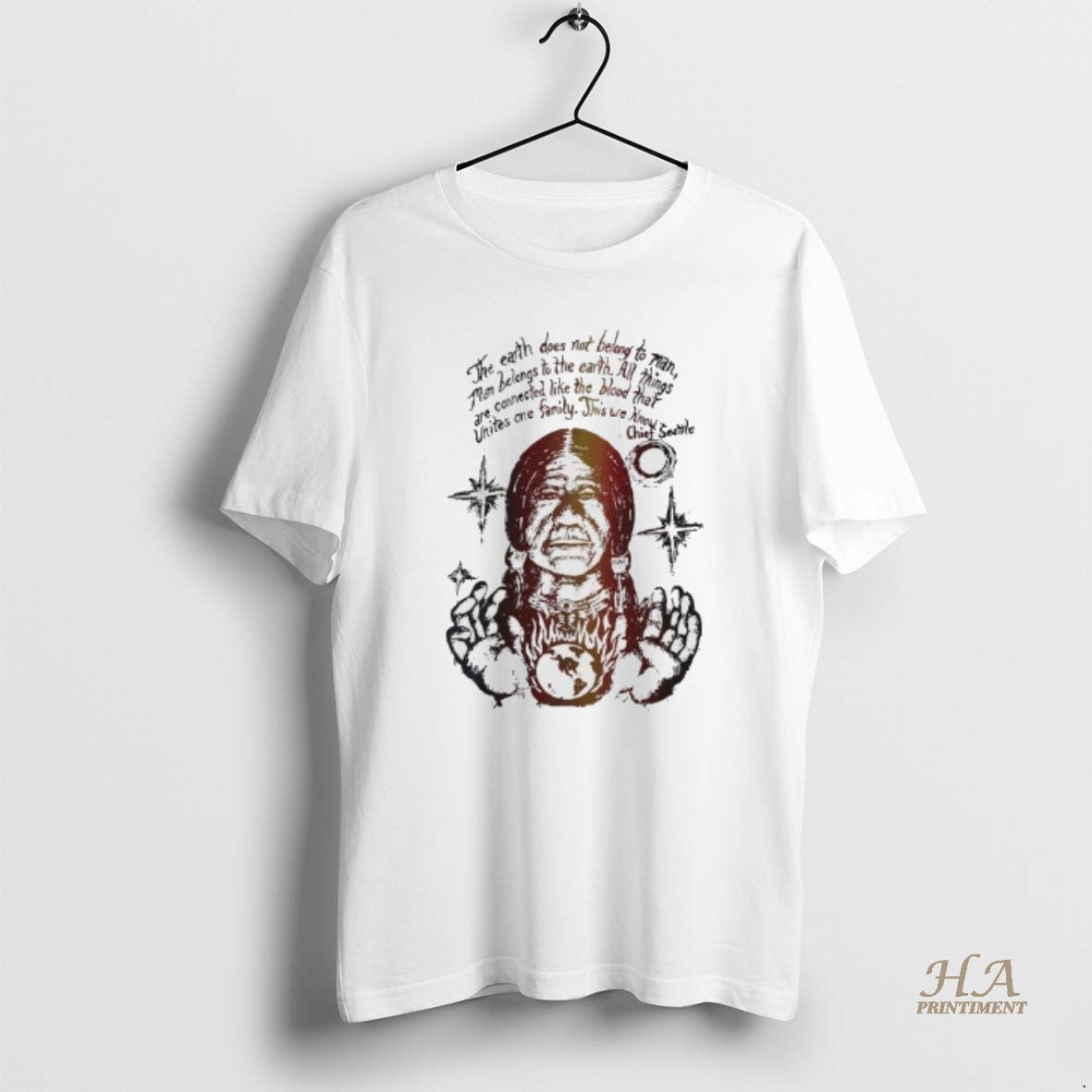 Official Native Americans The Earth Does Not Belong To Man Man Belongs To The Earth T-Shirts, Hoodie, Sweatshirt