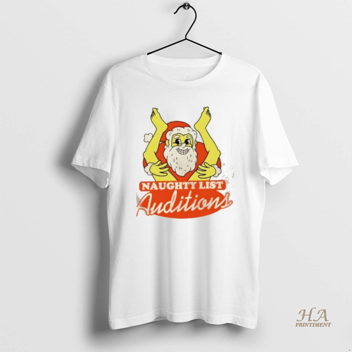 Official Naughty List Auditions Santa Claus Christmas T-Shirts, Hoodie, Sweatshirt | InkNestWear.com