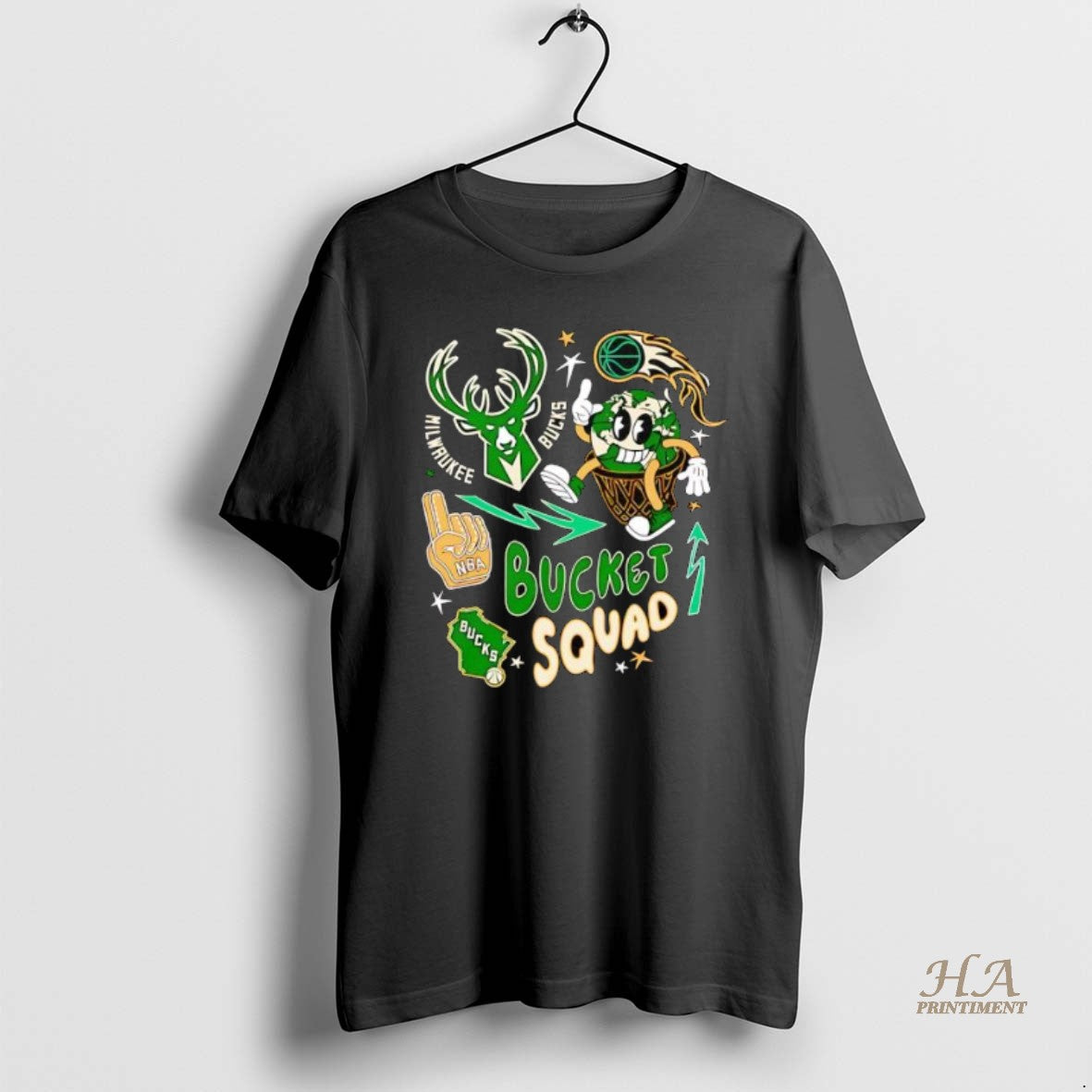 Official Nba Milwaukee Bucks Buckie Squad Stylish 2025 T-Shirts, Hoodie, Sweatshirt | InkNestWear.com