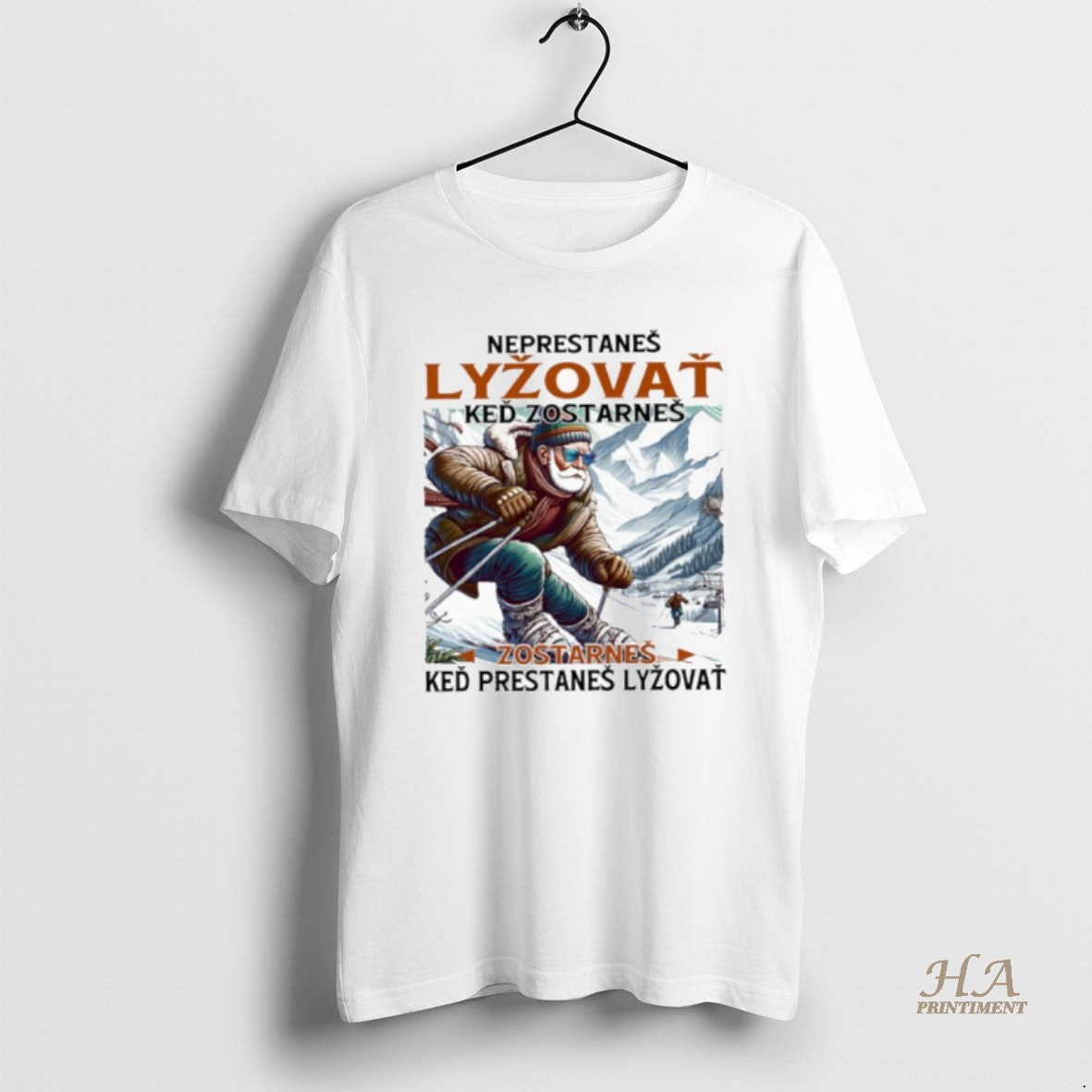 Official Neprestanes Lyzovat Ked Zostarnes Zostarnes Ked Prestanes Lyzovat T-Shirts, Hoodie, Sweatshirt | InkNestWear.com