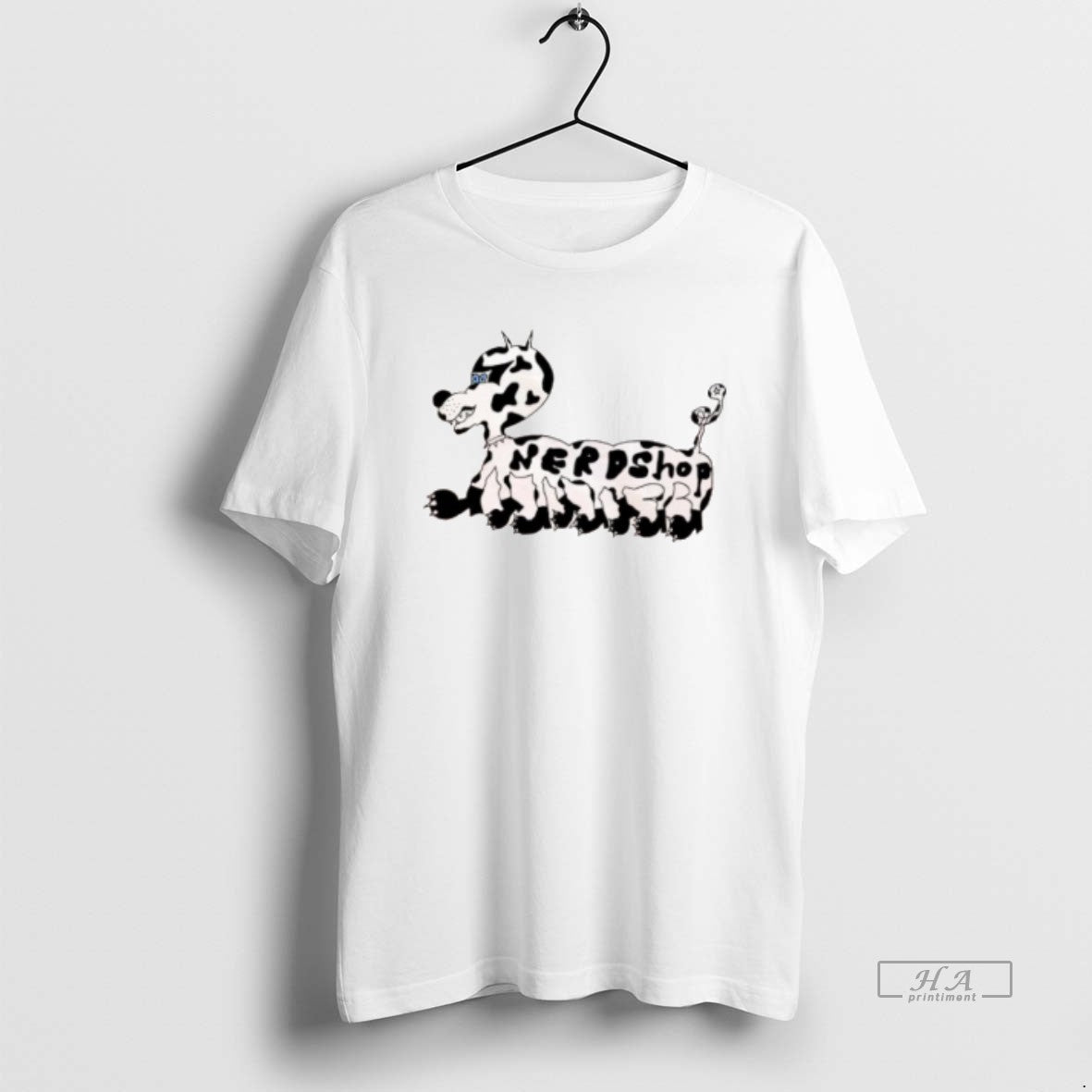 Official Nerd Shop Dog Cow Graphic T-Shirts, Hoodie, Sweatshirt | InkNestWear.com