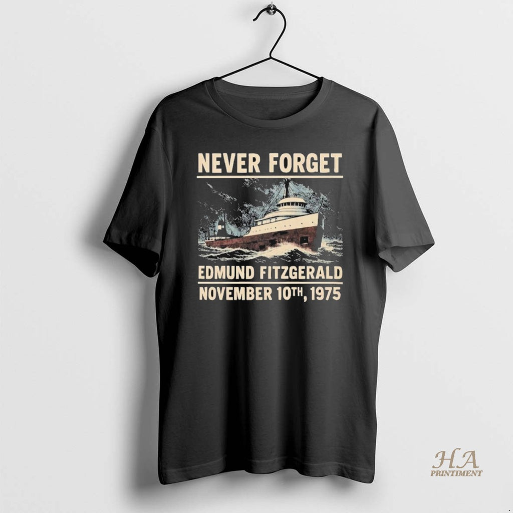 Official Never Forget Edmund Fitzgerald T-Shirts, Hoodie, Sweatshirt | InkNestWear.com