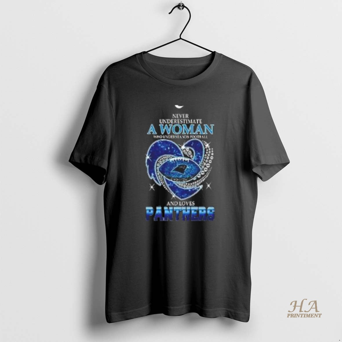 Official Never Underestimate A Woman Who Understands Football And Loves Carolina Panthers Style T-Shirts, Hoodie, Sweatshirt