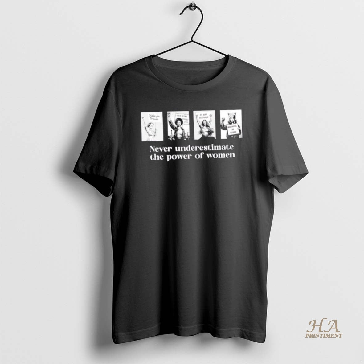 Official Never Underestimate The Power Of Women Vintage T-Shirts, Hoodie, Sweatshirt | InkNestWear.com