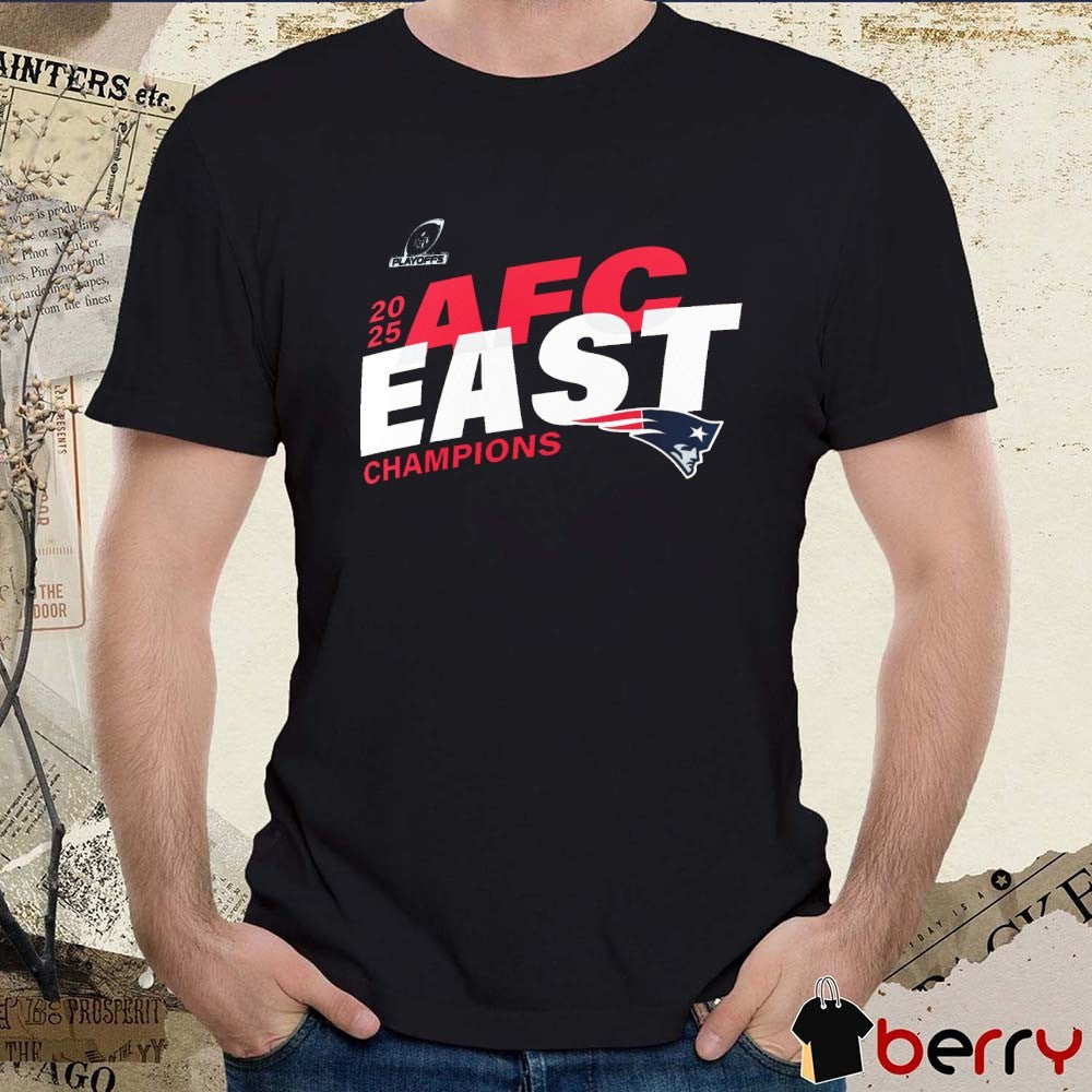 New England Patriots 2025 NFL Playoffs AFC East Division Champions Conquer t-shirt