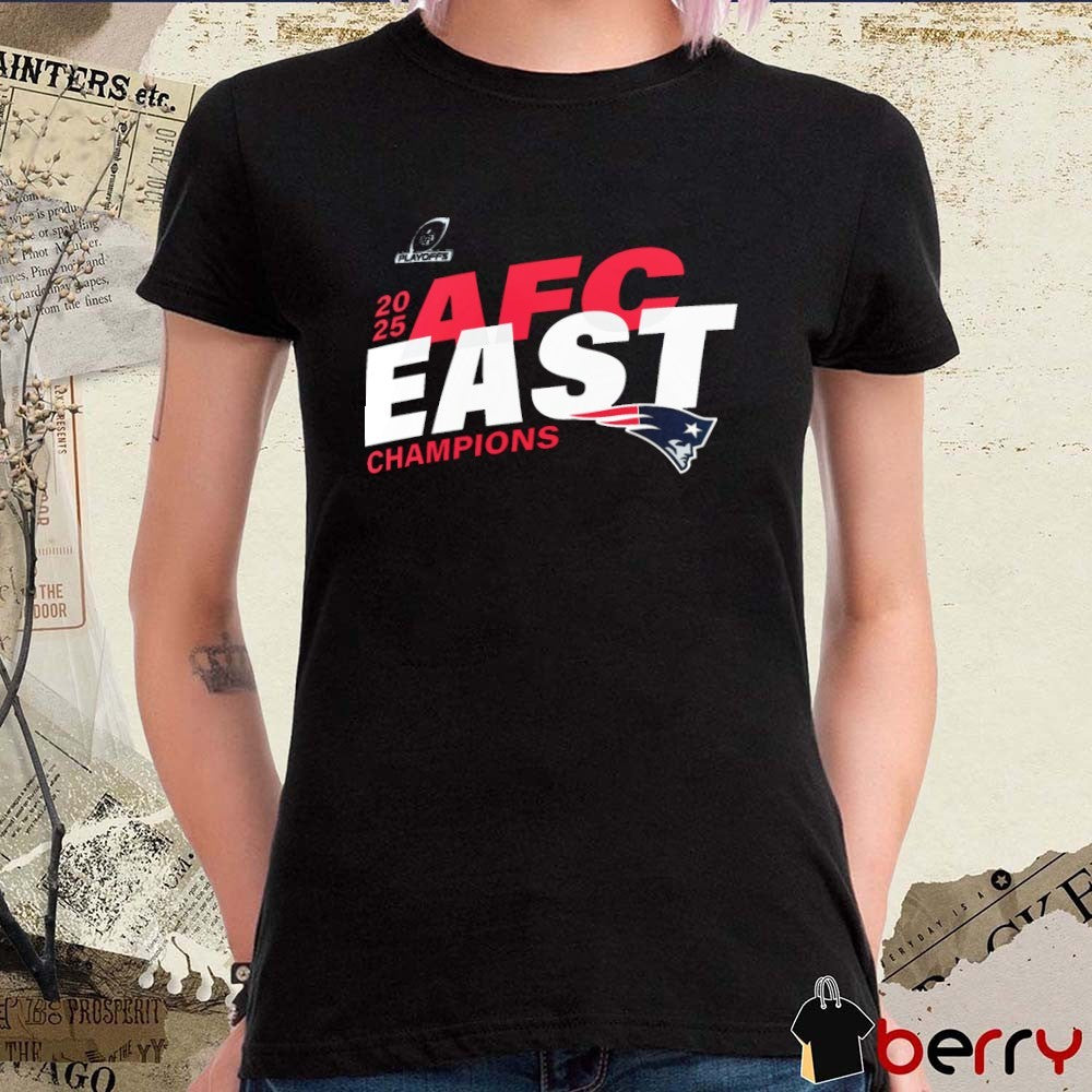 New England Patriots 2025 NFL Playoffs AFC East Division Champions Conquer t-shirt