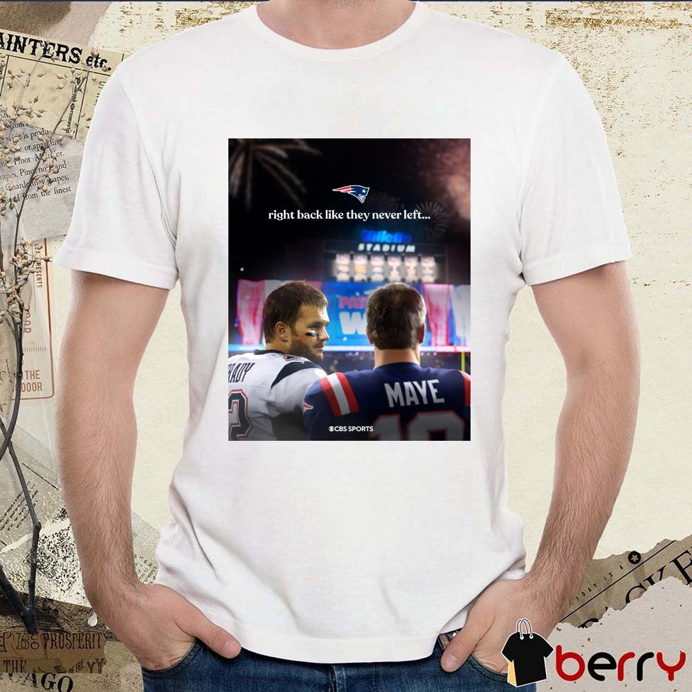 New England Patriots Right Back Like They Never Left AFC Championship Poster t-shirt