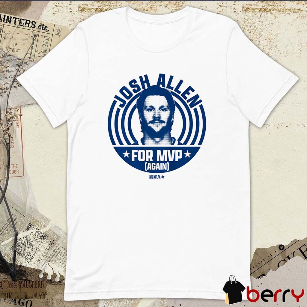 New Josh Allen for MVP Again Buffalo Bills t-shirt