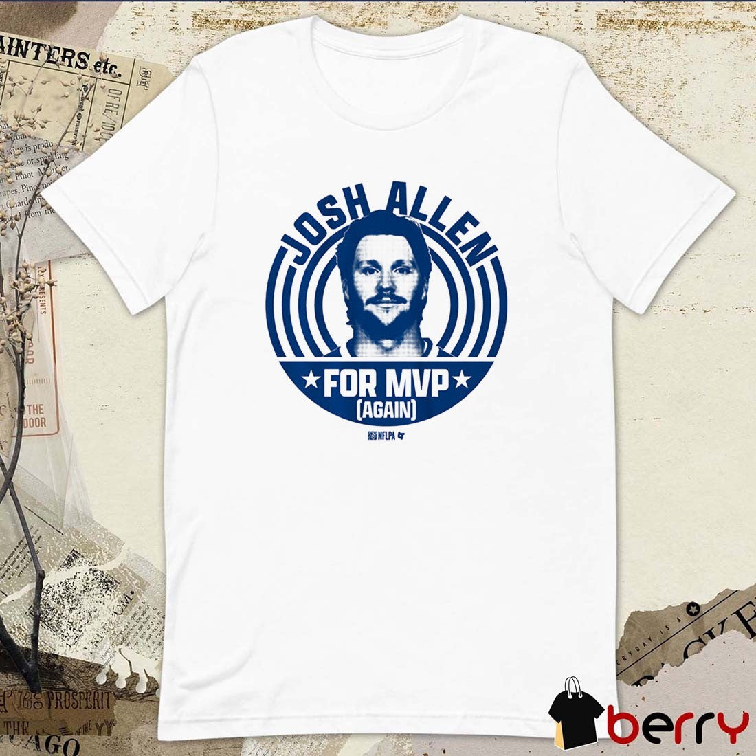 New Josh Allen for MVP Again Buffalo Bills t-shirt