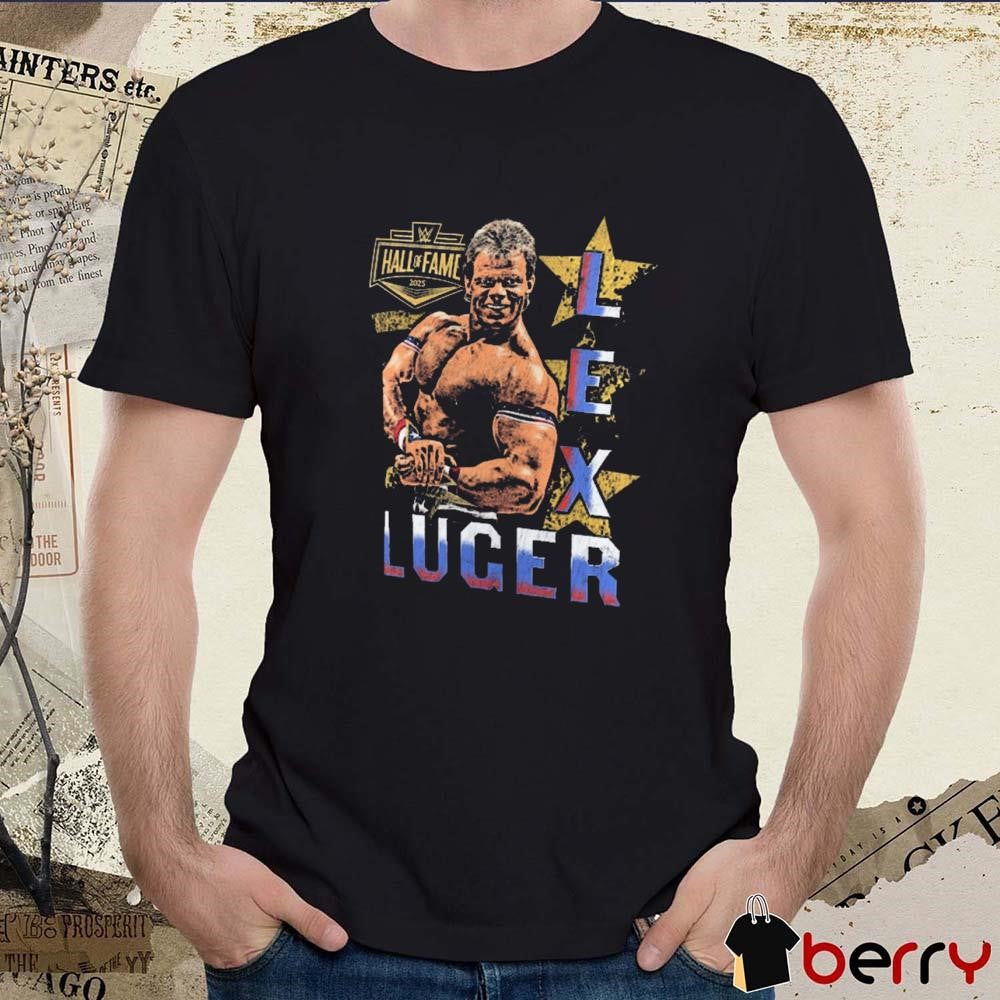 New Lex Luger Black WWE Hall of Fame Class of 2025 Signature Move Torture Rack Home Town Chicago IL t-shirt