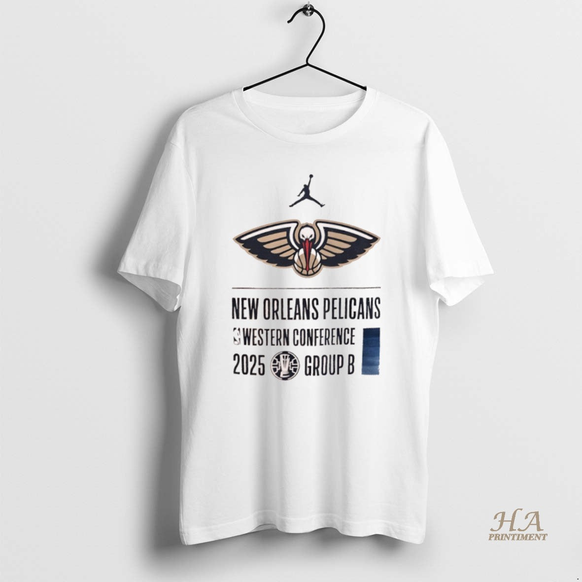 Official New Orleans Pelicans Western Conference 2025 Group B Logo T-Shirts, Hoodie, Sweatshirt | InkNestWear.com