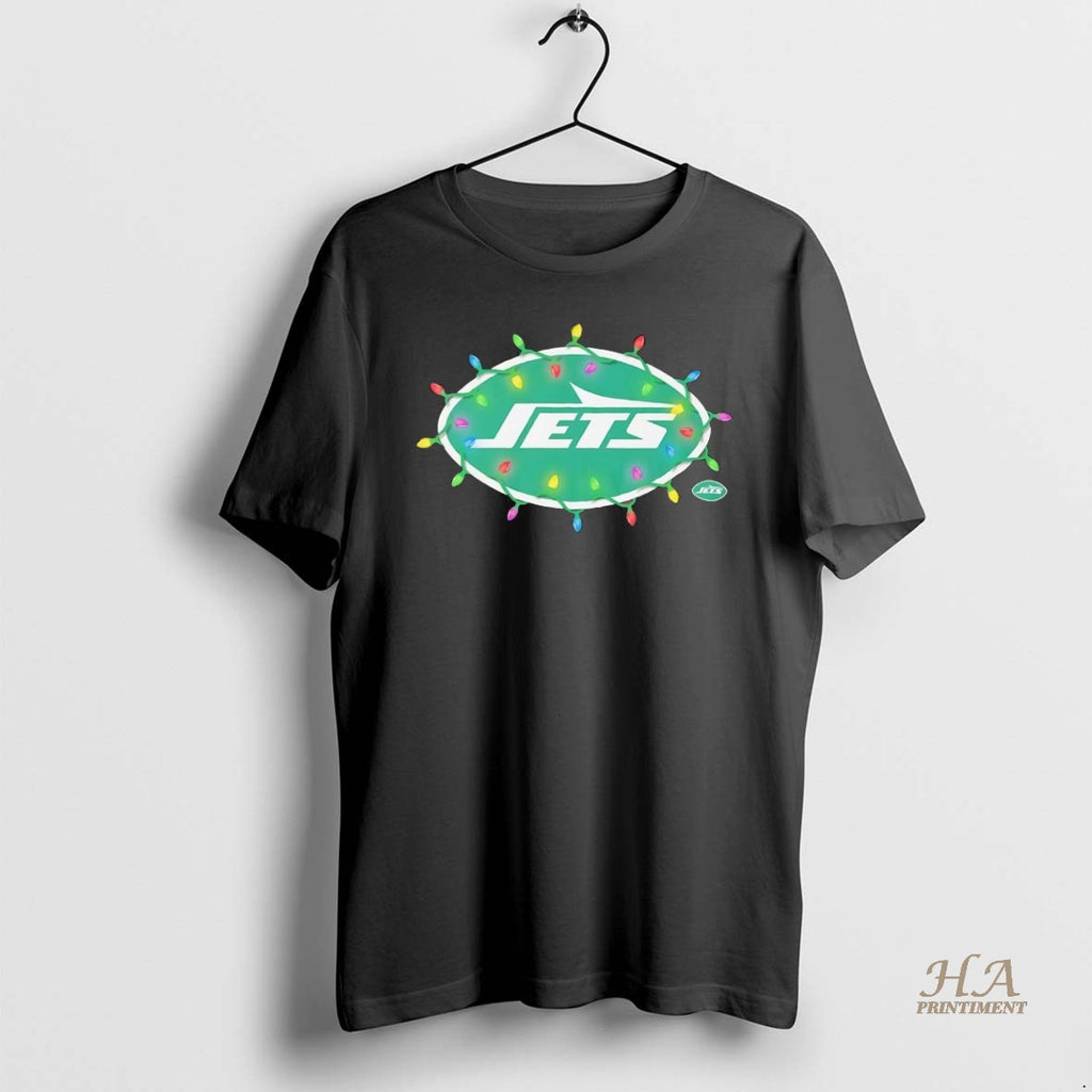 Official New York Jets Logo Christmas Light T-Shirts, Hoodie, Sweatshirt | InkNestWear.com