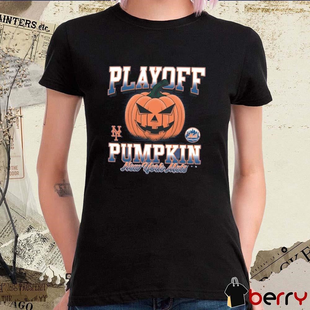 New York Mets 2024 MLB Postseason Playoff Pumpkin Halloween t-shirt