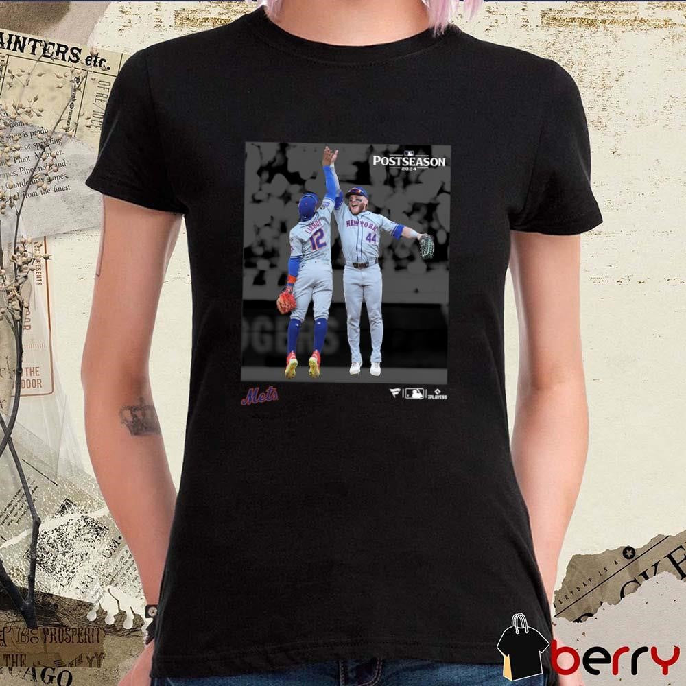 New York Mets Harrison Bader And Francisco Lindor 2024 MLB Postseason Moments t-shirt