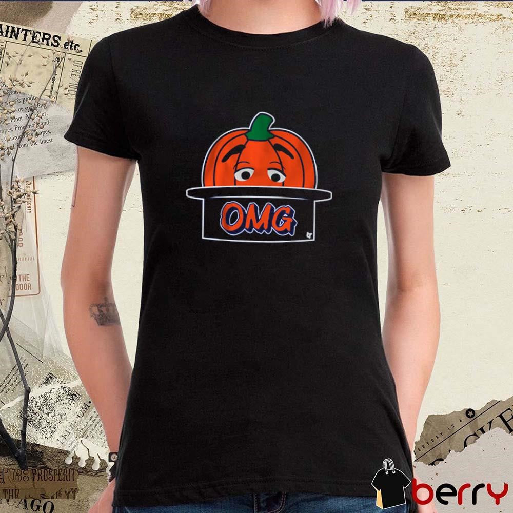 New York Playoff Pumpkin OMG New York Mets t-shirt