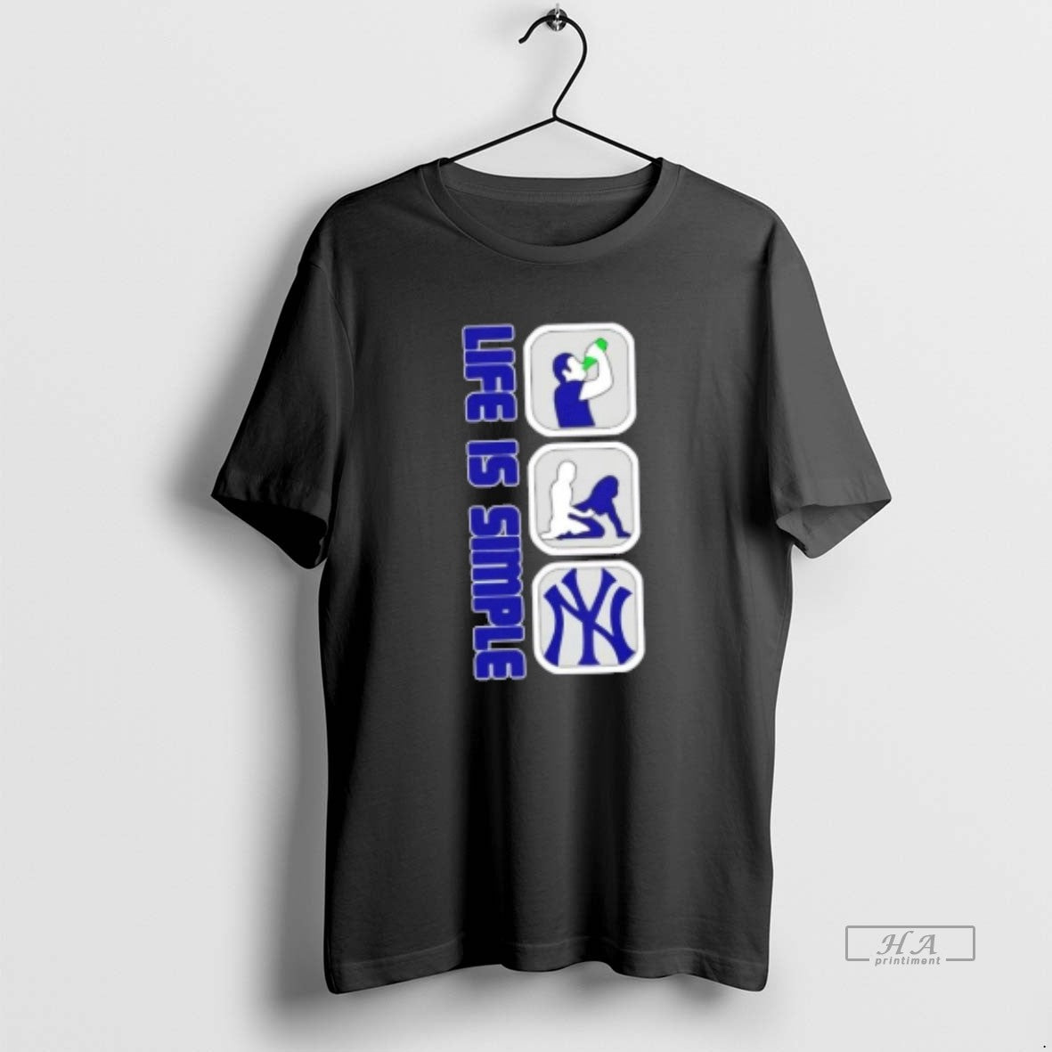 Official New York Yankees Baseball Life Is Simple T-Shirts, Hoodie, Sweatshirt | InkNestWear.com