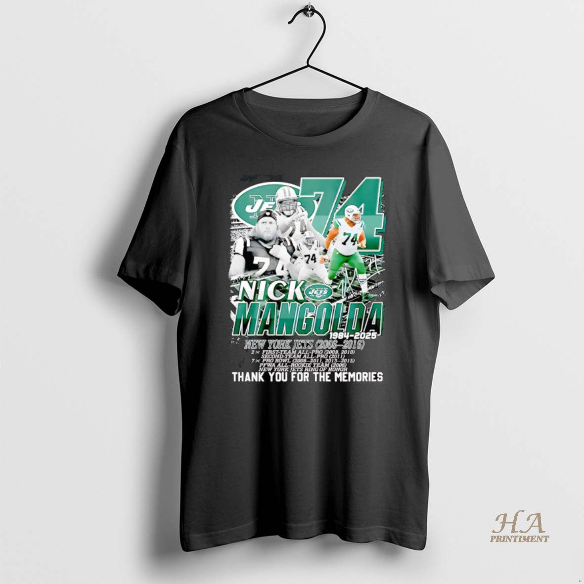 Official Nick Mangold 1984 2025 New York Jets 2006 2016 Thank You For The Memories T-Shirts, Hoodie, Sweatshirt