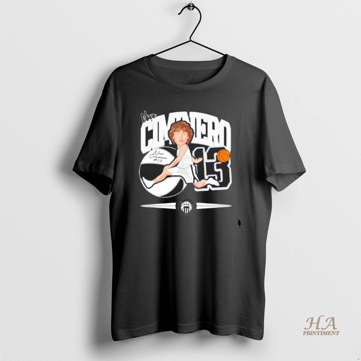 Official Nico Ciminero 13 Marietta Pioneers Football Caricature Blackshirt T-Shirts, Hoodie, Sweatshirt | InkNestWear.com
