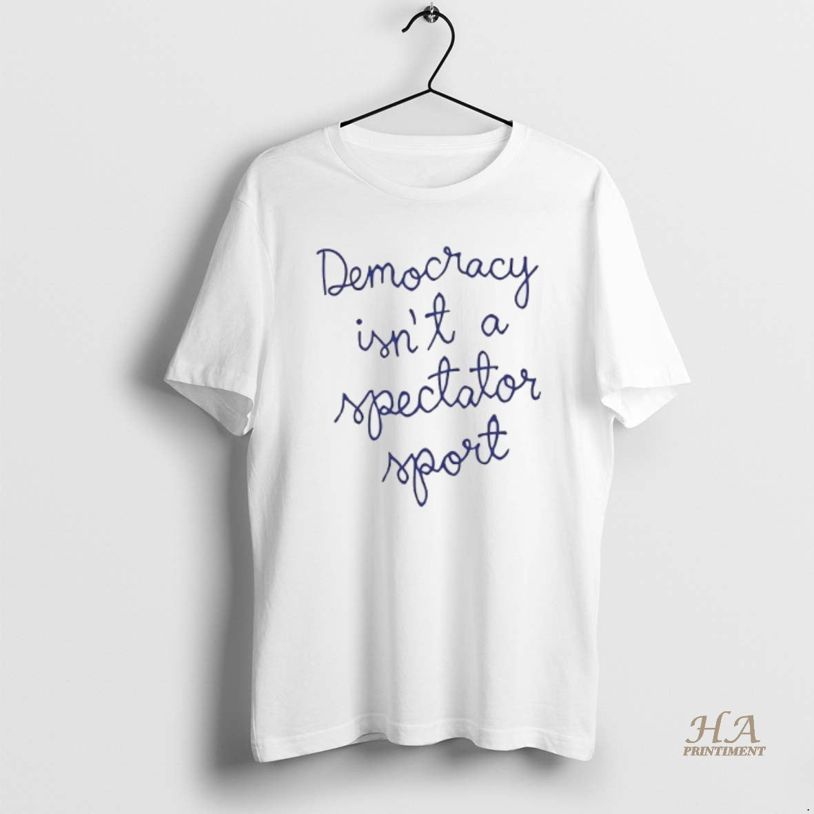Official Nicole Wallace Democracy Is Not A Spectator Sport T-Shirts, Hoodie, Sweatshirt | InkNestWear.com