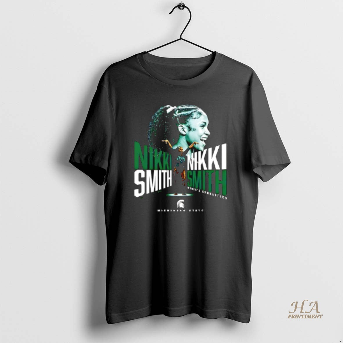 Official Nikki Smith Michigan State Gymnastics Ncaa Player Collage T-Shirts, Hoodie, Sweatshirt | InkNestWear.com