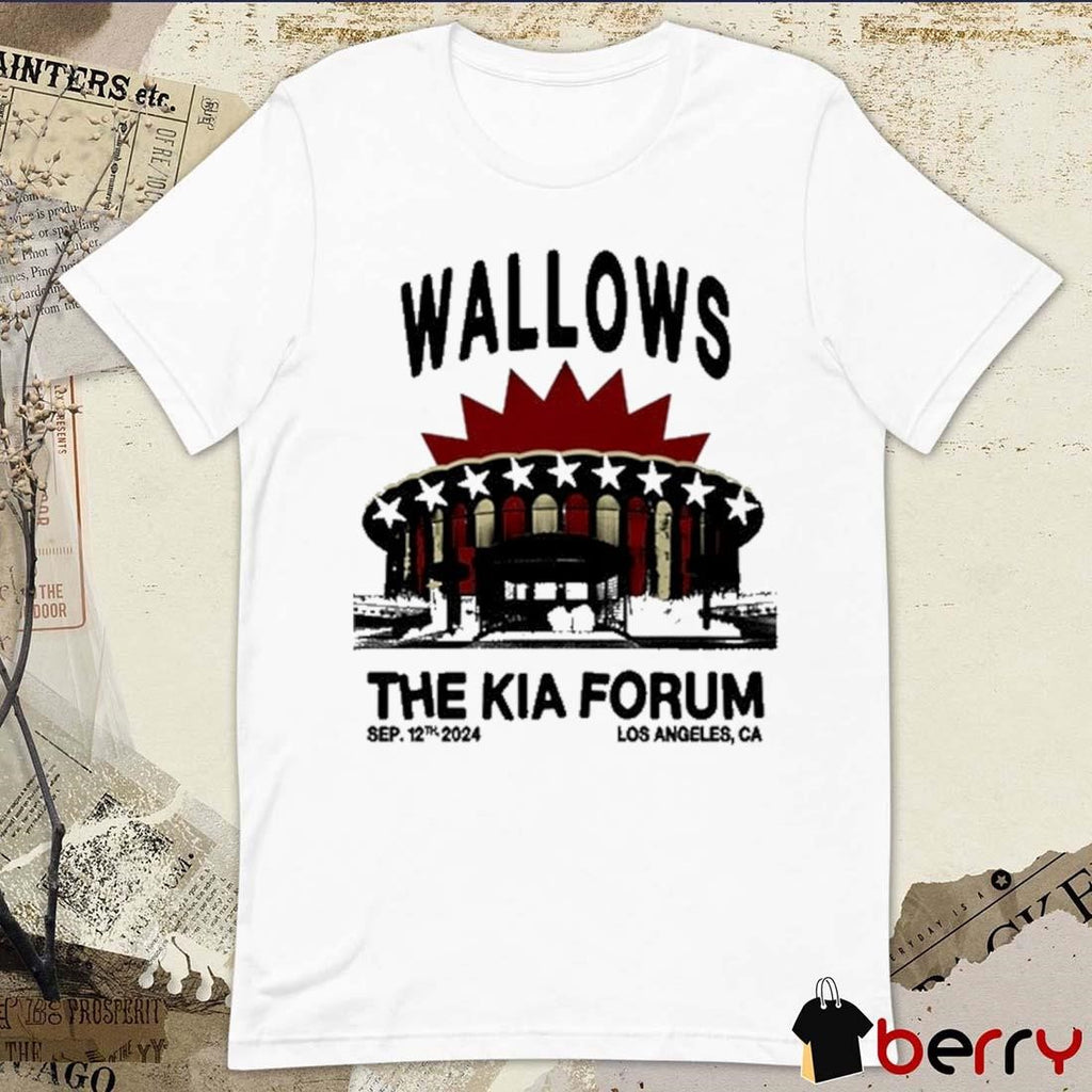 Niko Mukelyan Wallow The Kia Forum Sep 12 2024 LA t-shirt