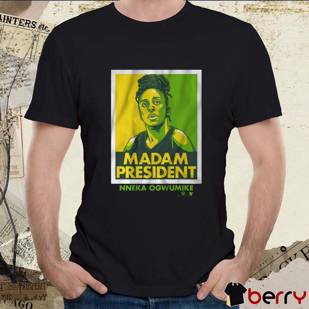 Nneka Ogwumike Madam President Seattle Storm WNBA Painting 2025 t-shirt