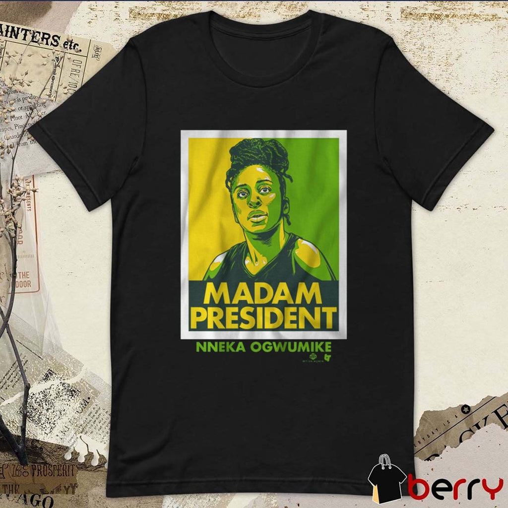 Nneka Ogwumike Madam President Seattle Storm WNBA Painting 2025 t-shirt