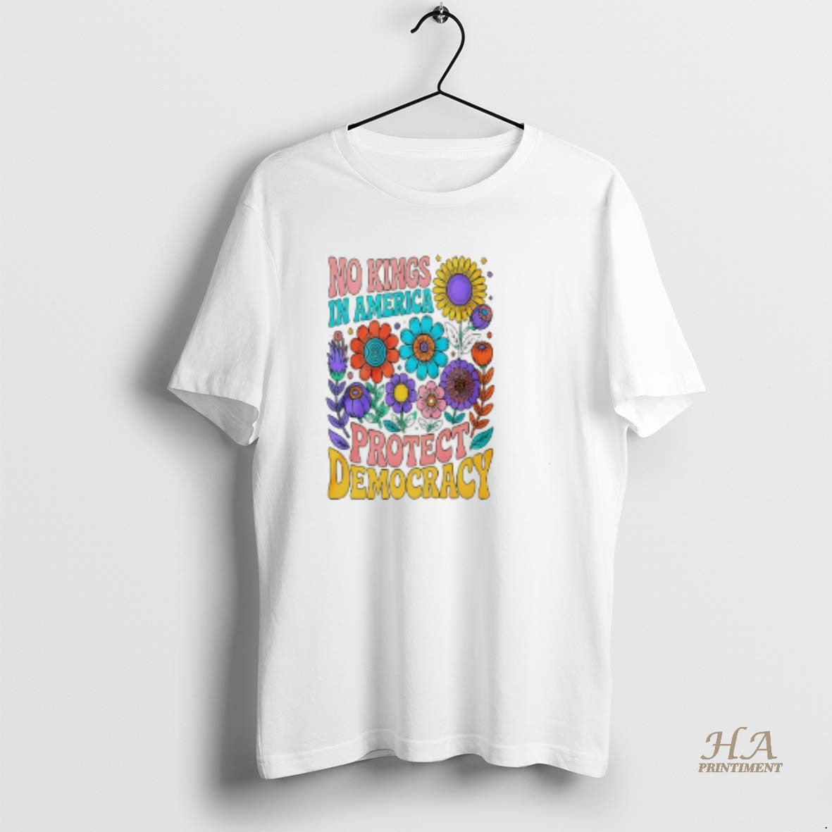 Official No King In American Protect Democracy T-Shirts, Hoodie, Sweatshirt | InkNestWear.com